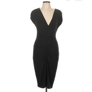 Kamalikulture Ruched Front V-Neck Dress Sz: Large